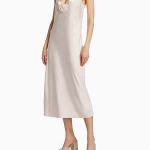 WAYF baby pink slip dress size s